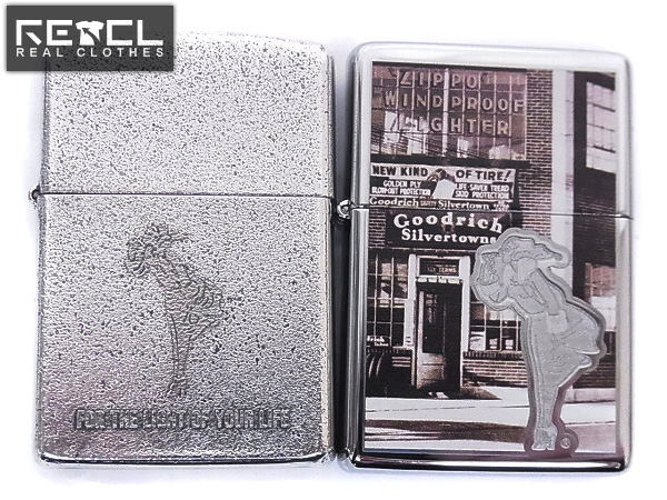 ZIPPO Windy/ウィンディ Goodrich Silvertown他 2点セット