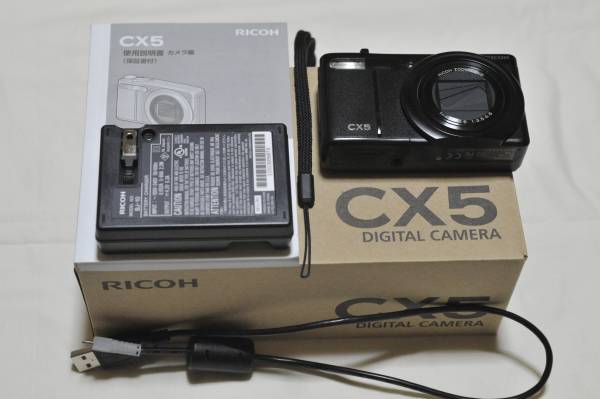 【完動品】RICOH CX5 ブラック 光学10.7倍ズーム 返金保証　リコー CX5 RICOH リコー - 価格.com 完動品 10.7倍ズーム 1000万画素