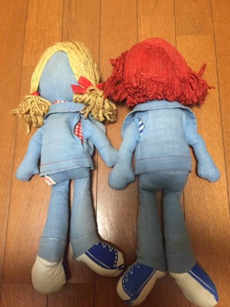 Levi's Denim Rag Doll リーバイス人形　2体SET リーバイスラグドール2体 ジーンズ ファッション 【公式通販】