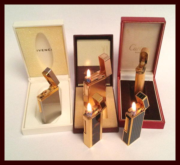 デュポンダンヒルカルティエジバンシーライター着火OK動品有５点