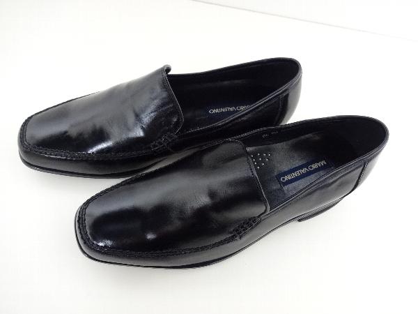 ★☆未使用 MARIO VALENTINO マリオ バレンチノ 黒 25.5EEE☆★