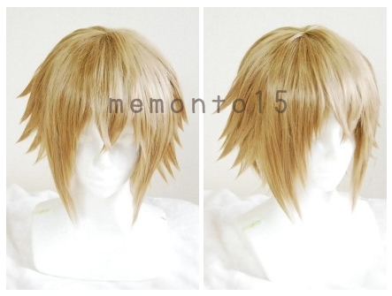 金ゴールド耐熱ウィッグ/薄桜鬼：風間千景/コスプレ衣装
