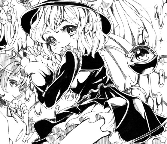 ＊同人手描きイラスト　[東方　地霊殿]B4