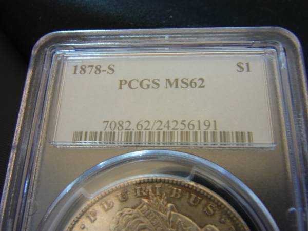 PCGS MS62】1878年 アメリカ モルガン ダラー☆1ドル銀貨 ☆ MS621878