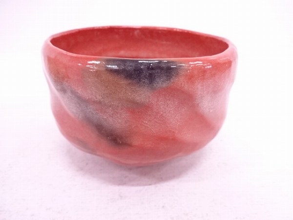 73436# 【1円～】佐々木松楽造 赤楽茶碗 赤楽茶碗 73436# 公式通販