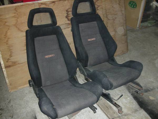 JA11ジムニーポン付け レカロシート左右セット ジャンク品