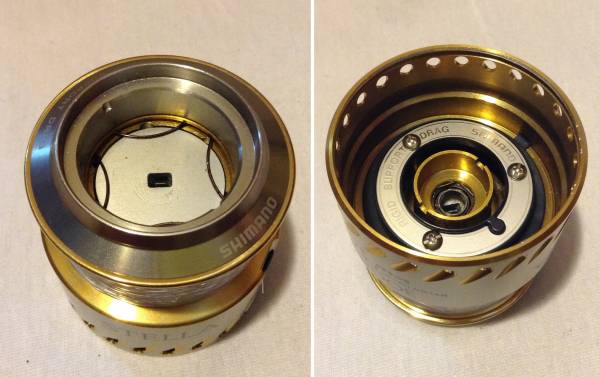 ほぼ新品 04ステラ 3000SDH スプールセット ほぼ新品 04ステラ 3000SDH