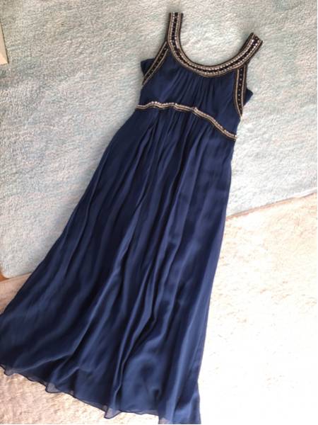 グレースコンチネンタル■ビジューシルクドレスワンピース結婚式