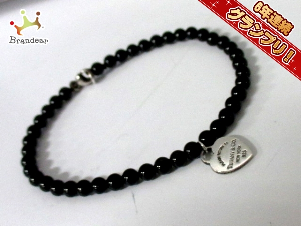 ティファニー ブレスレット 美品 リターントゥハート 黒