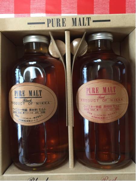 ニッカ・ピュアモルト・ブラック＆レッド・500ml・2本 ニッカ