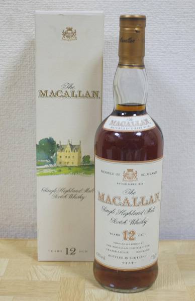 旧、旧ボトル マッカラン12年 サントリー輸入 正規品 食品、飲料
