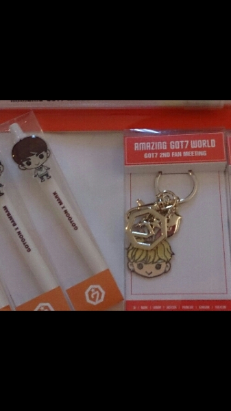 GOT7 韓国2期ファンミマーク キーリング ボールペン 新品未開封