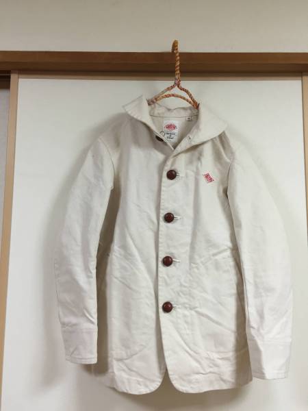 新品タグ付き　DANTON　丸襟シングルジャケット　シャツ　長袖　カバーオール 激安 買取 価格 DANTON 丸襟 シングルジャケット カバーオール 38