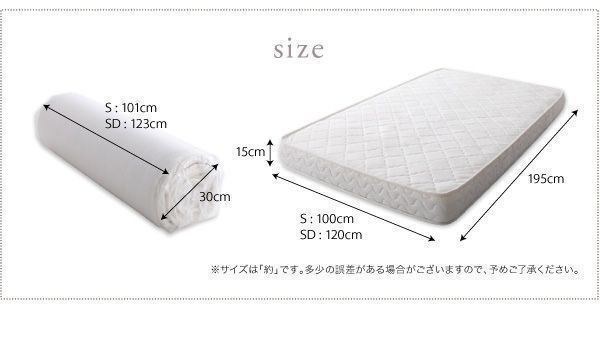 税込＊シングルベッド軽量イージーマットレス *ウレタンタイプ