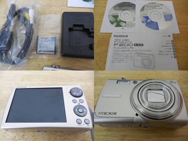 カメラ 【RT76】FUJIFILM finepix F200 デジカメ 本体
