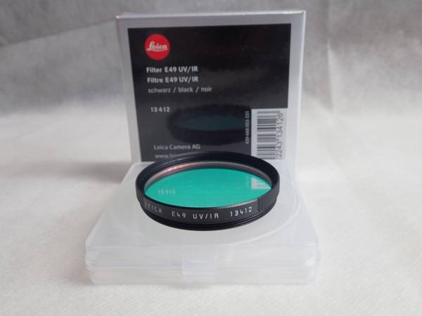 Leica　E49 UV/IR フィルター（black)　13412