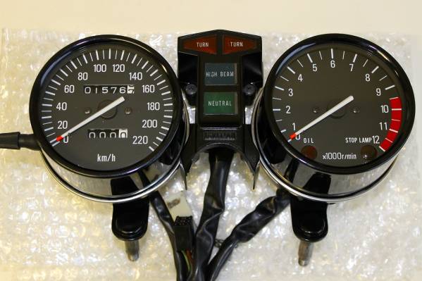 クラフトビー昨年フルO/H極上Z550FXメーターASSY検Z400FXKZ550B