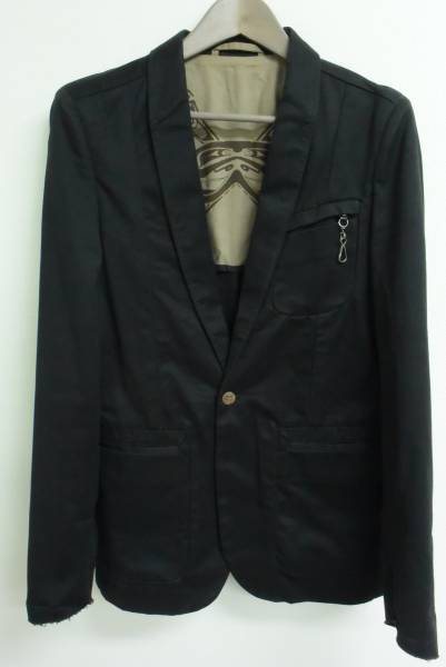 DIESEL ディーゼル テーラードジャケット／S ブラック スーツ 黒