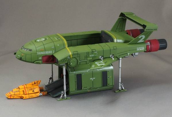 1/144リアルキット サンダーバード2＆4号 完成品