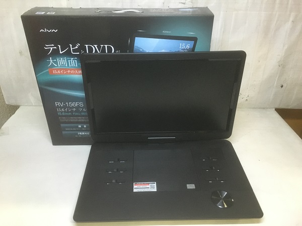 【JUNK】15.6型フルセグポータブルDVD RV-156FS D249E