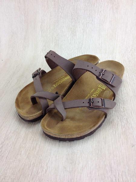 BIRKENSTOCK◆Mayari サンダル/22.5cm/BRW/size 35