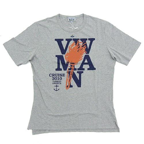 Vivienne Westwood 未使用 メンズ 半袖Tシャツ カラーオーヴ刺繍