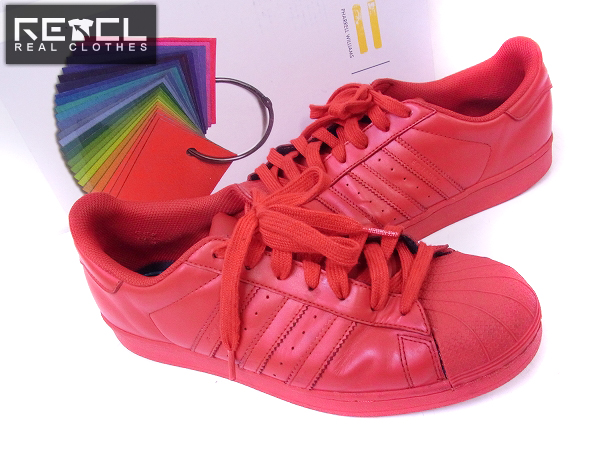adidas×ファレル・ウィリアムス スーパースター S41833/27.5