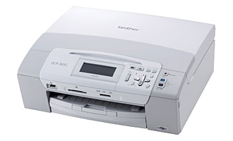 【新品1円】brother インクジェット複合機 DCP-385C インク 液晶_1