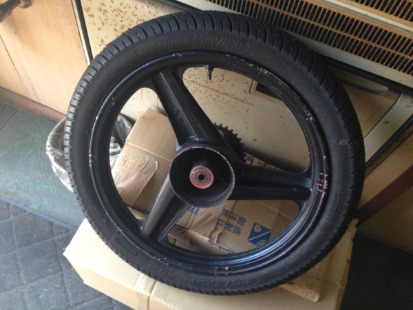 NS50F リアホイール CD50 スイングアーム 流用 カブ 公式通販 （ほぼ