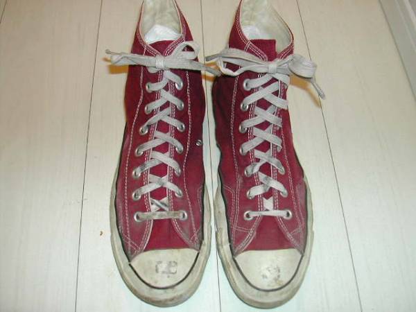 深いステッチ！70'sコンバースオールスター・マルーン！チャック