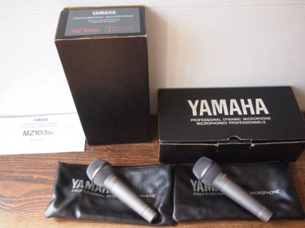 ヤマハ　マイク　MZ103Be　YAMAHA　オーディオ　高級機　２本