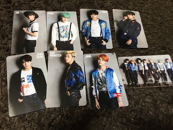 BTS 防弾少年団 RUN トレカ 全種類 8枚セット フルコンプ 握手会
