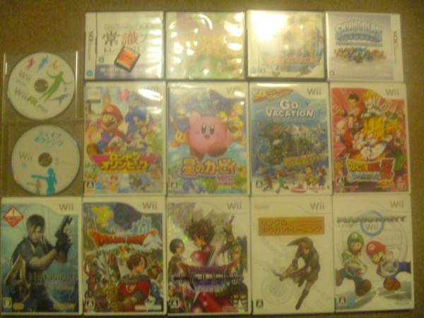 【ジャンク扱】SFC PC DS PS PS2 wiiソフト 計15本セット DS ジャンク扱SFC by PC ソフト わん ジャンク 計15本セットの通販 wii