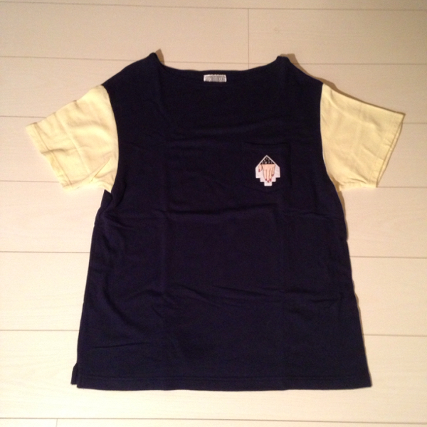 c.e シーイー 14ss ボートネックTシャツ ネイビー M phingerin