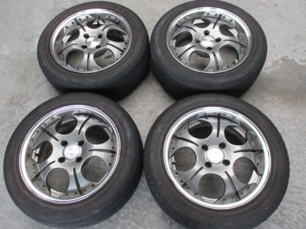 ALTSTADT 社外 アルミ ホイル4本 15インチ 4穴 GA4 キャパ