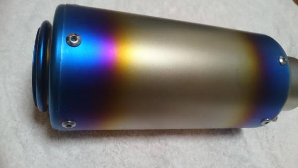 汎用　ショート　　チタン風マフラー　　　60.5π　ver２