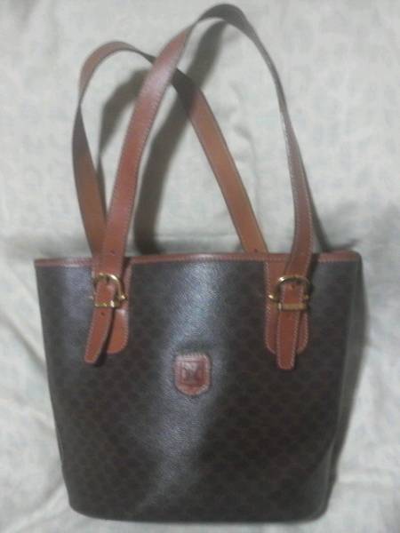 極美 CELINE バッグ バケツ マカダム トート / ysl 財布 ヌメ 革