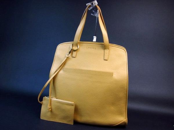 48807★1円★本物★ロエベ☆ポーチ付バッグ★レザー中超美品