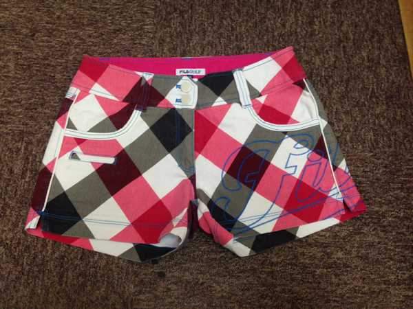 サイズＭ【FILA】ゴルフパンツピンク