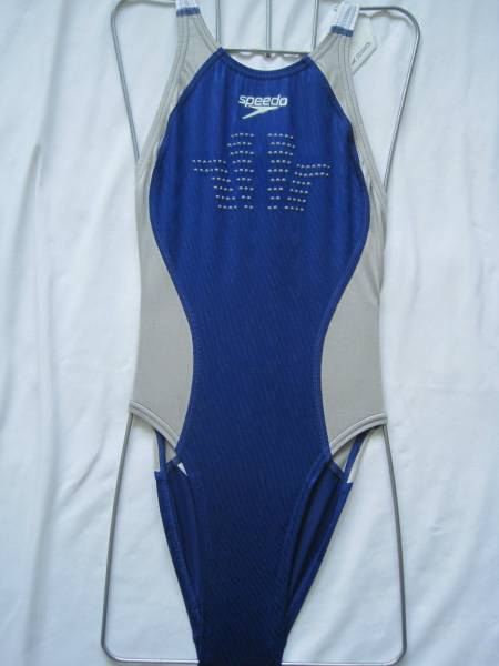 競泳水着☆スピードファーストスキン青ハイレグうろこイボ付