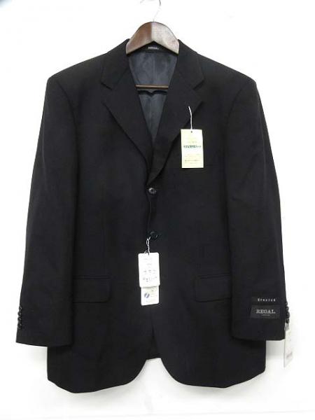 未使用品 リーガル REGAL テーラード ジャケット ウール 3B 黒