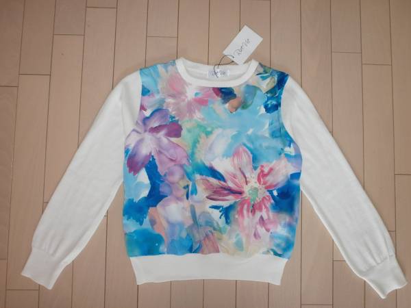 奥田順子　Ｒｉｒｅ　Ｖｉｅ　花柄ニット