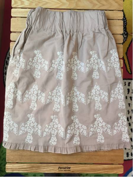 美品！ミナペルホネン odyssey オデッセイ スカート 鳥