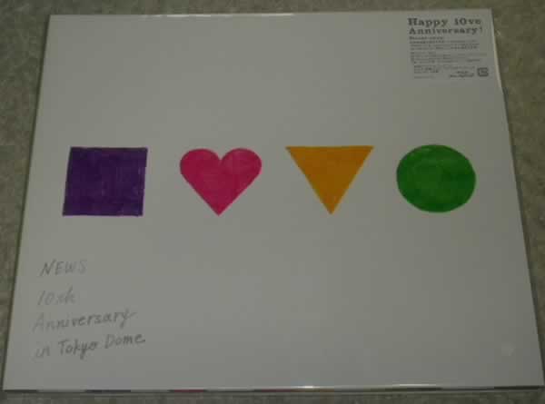 NEWS 10th Anniversary in Tokyo Dome 初回限定盤 3枚組 Blu-ray