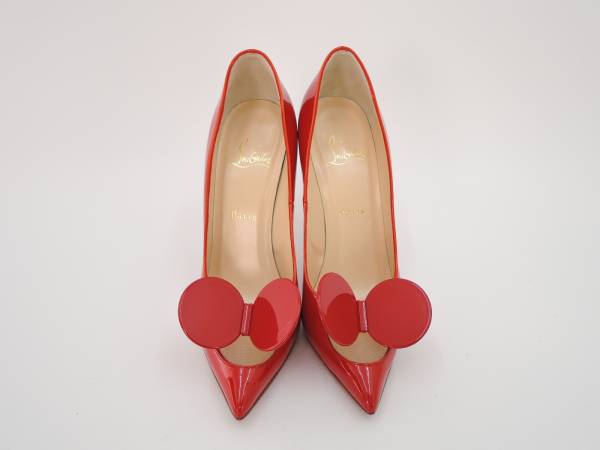 イタリア製CHRISTIAN LOUBOUTIN皮靴新品同様A255-003