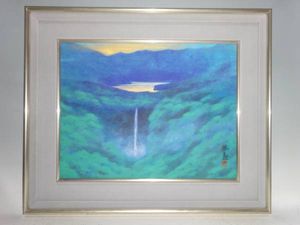 □東山魁夷□ 『樹』 岩彩画 肉筆 ◎東山すみ鑑定シール◎