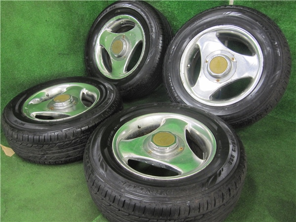 エルグランド等に!! Weds 15X6，5J +28 PCD139，7☆13年夏タイヤ付