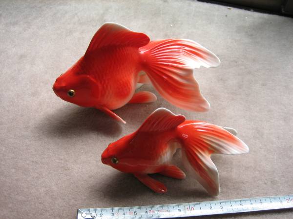 金魚 オールドノリタケ ボーンチャイナ Noritake フィギュリン 