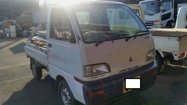 三菱 ミニキャブトラック 4WD ターボ 5MT グレー 145000k H9年 車検R3 