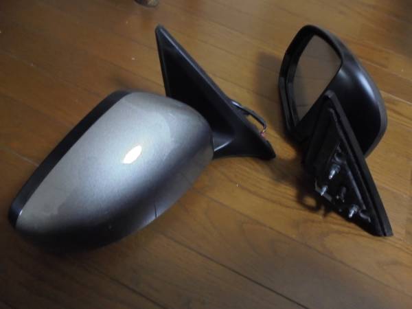 ☆美品Z34・370Z 左右ドアミラー・ブレードシルバー送無料☆USED